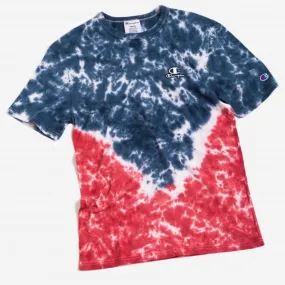 CHAMPION - Men - Unity Dye Tee - Red/Blue