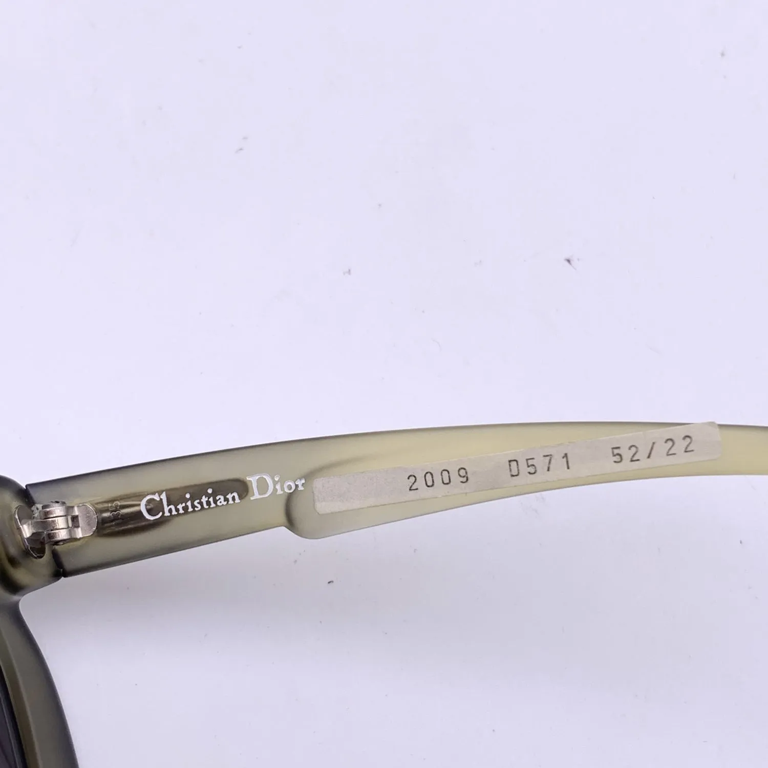 Christian Dior Vintage Sunglasses 2009 571 Grey 52/22 135mm