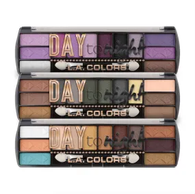 LACOLORS Day to Night Paleta de Sombras 12 Tonos