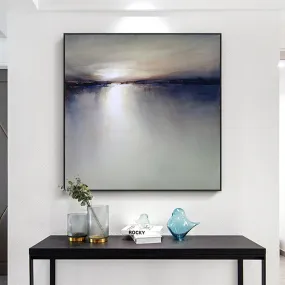 Large Landscape Painting on Canvas Sunrise Painting Sky Abstract Cp040