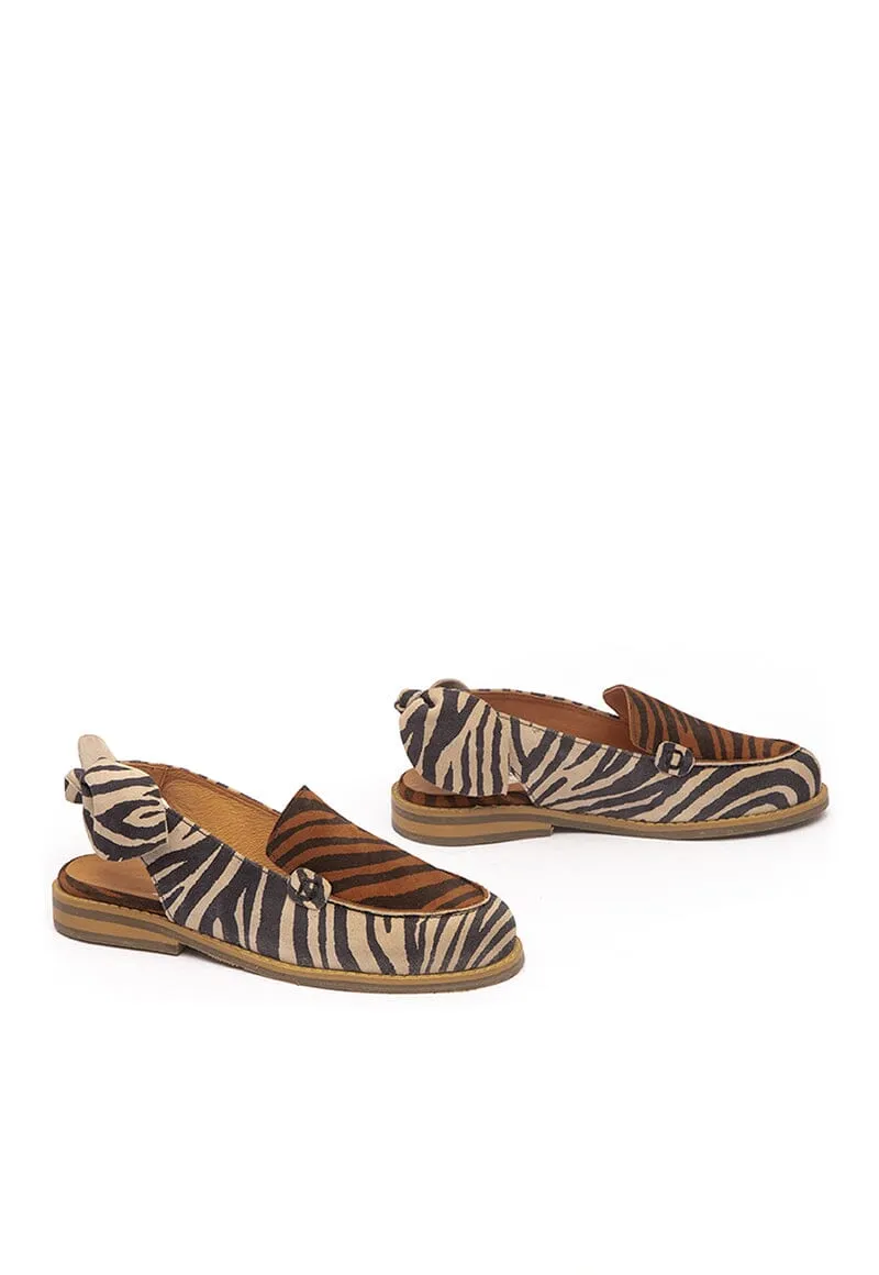 Mocasin Mujer / Cancun Print Camel