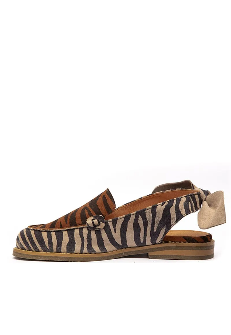 Mocasin Mujer / Cancun Print Camel