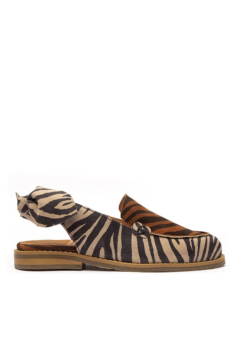 Mocasin Mujer / Cancun Print Camel