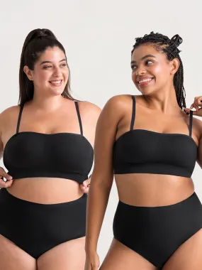 Offer: Truekind®️ 2-Pack Convertible Strapless Bandeau Bra - 52 percent OFF