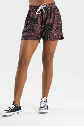 Paisley 5 Inch Mesh Shorts