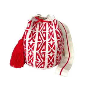 SCARLET CRUSH - Large Crochet Bags