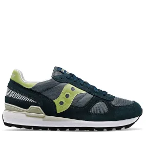 Scarpe Uomo Saucony Sneakers Shadow Original Navy - Lime