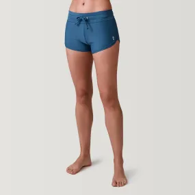 Women's Drawstring Swim Boy Short